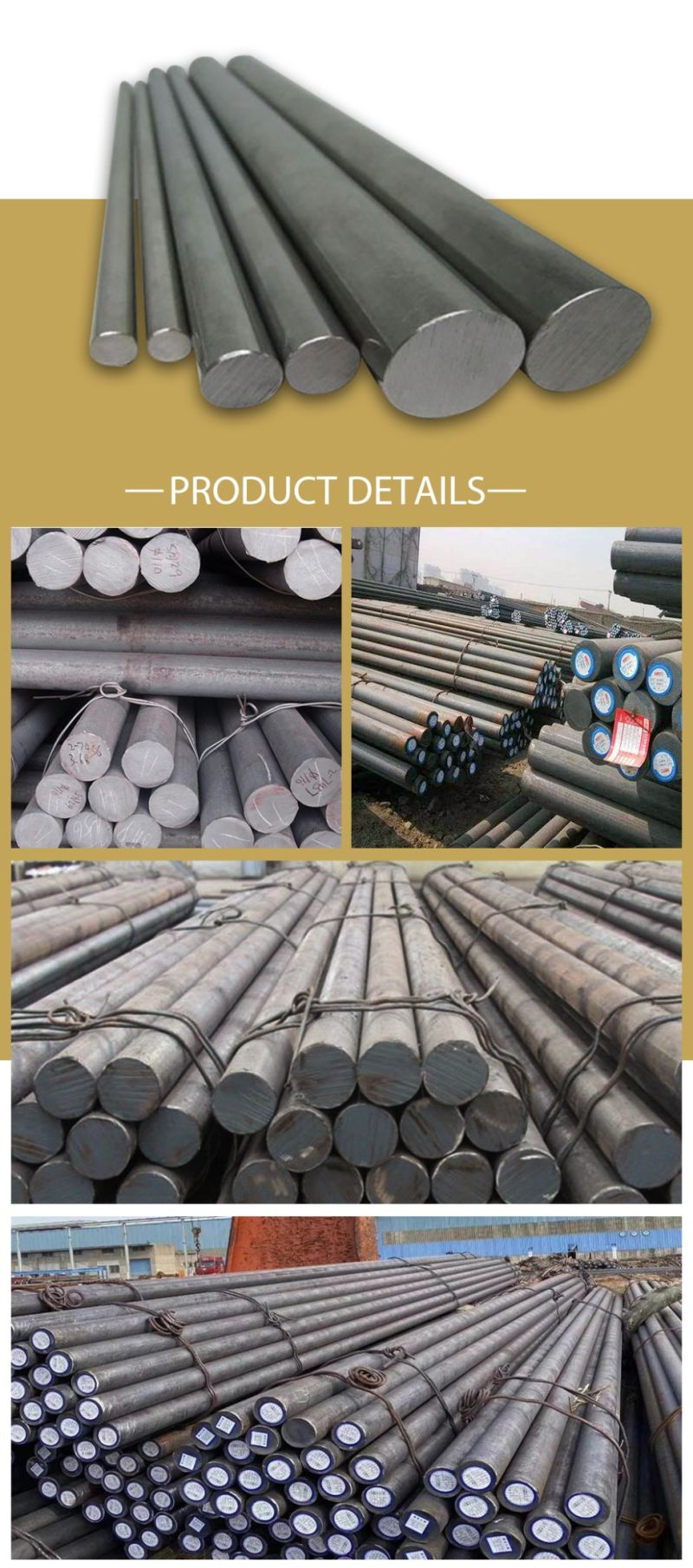 Manufacture 12 Inch Diameter Carbon Steel Bar