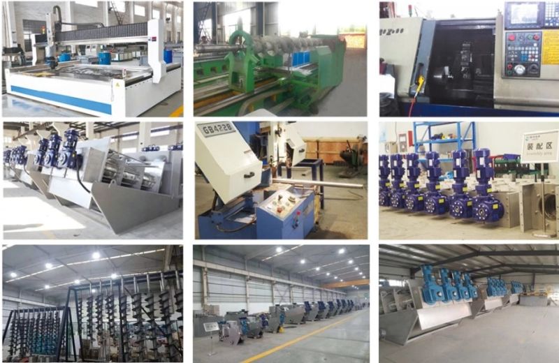 Customized Multi-Plate Type Sludge Screw Type Sludge Dewatering Belt Press