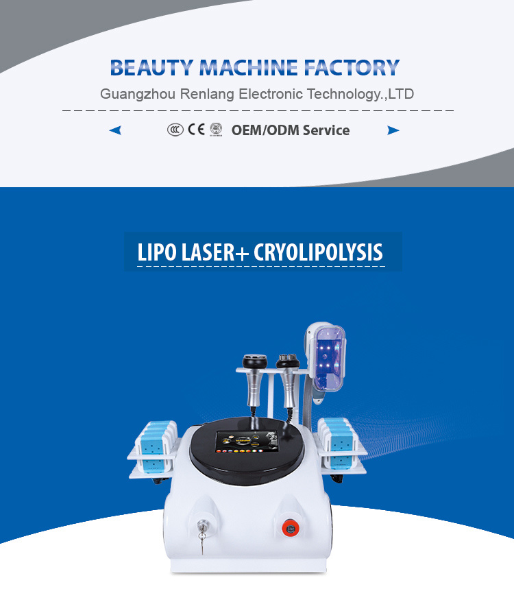 Renlang Cavitation and RF Lifting Vacuum System Weight Loss Body Slimming Machine