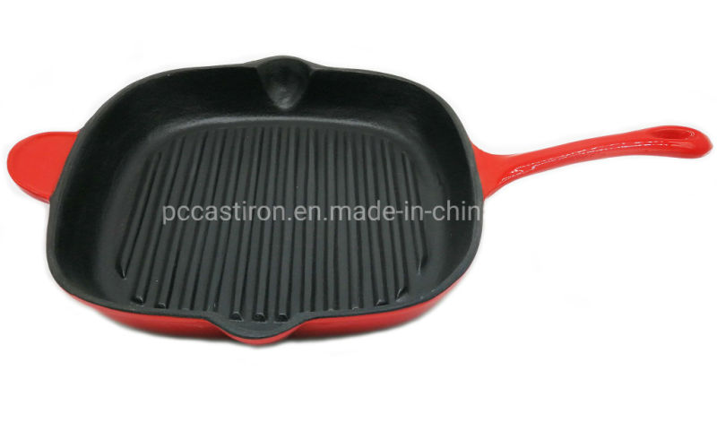 Enamel Cast Iron Grill /Griddle/Grill Pan/Griddle Plate/Griddle Pan