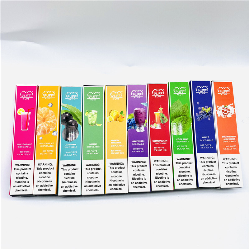 Newest 47 Flavors Electronic Cigarette Puff Bar Plus