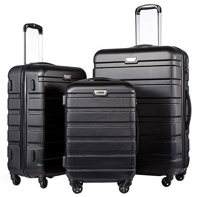 20" 24" 28" 3 Pieces ABS Suitcase Hard Shell Luggage Set