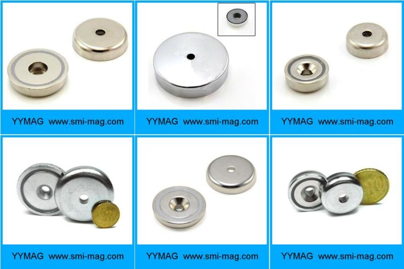 Quality Assurance Rubber Coated Pot Magnets D66 for Car