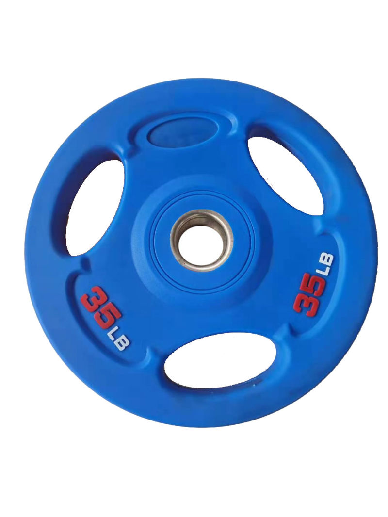 Colorful Competition Weightlifting Bumper Plates for Strength Free Weights