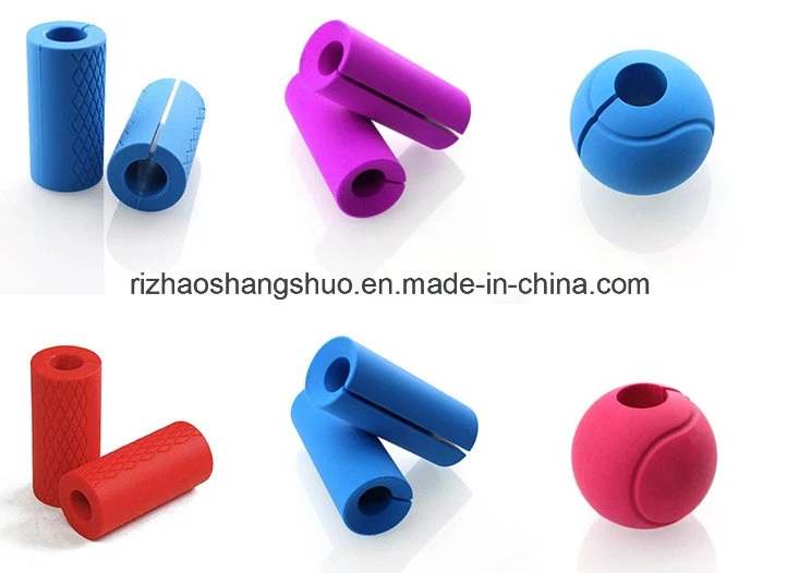 Wholesale Non-Slip Silicone Barbell Grips Hand Grip for Gym