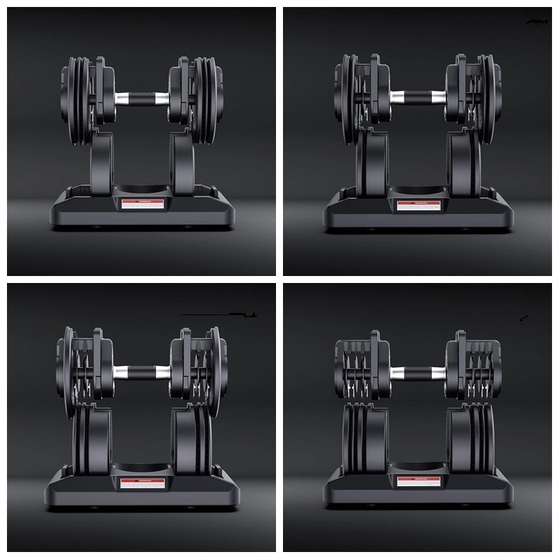 Wholesale Adjustable Rubber Hex Chrome Fitness Strength Training Sets Cheap Dumbbell Set