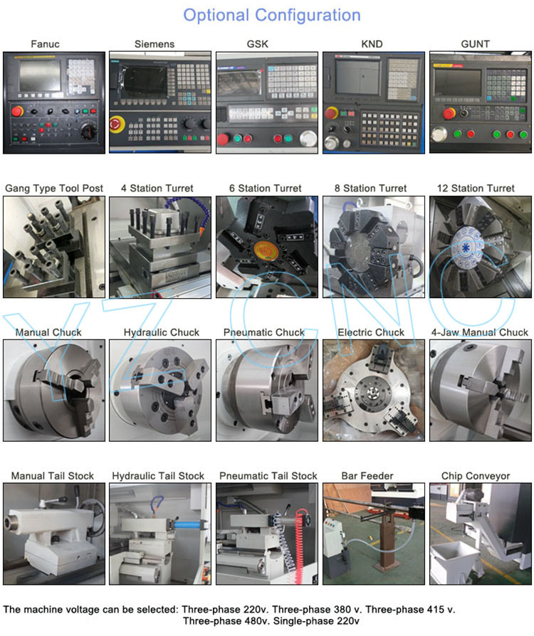 Ck6432 with Bar Feeder CNC Lathe