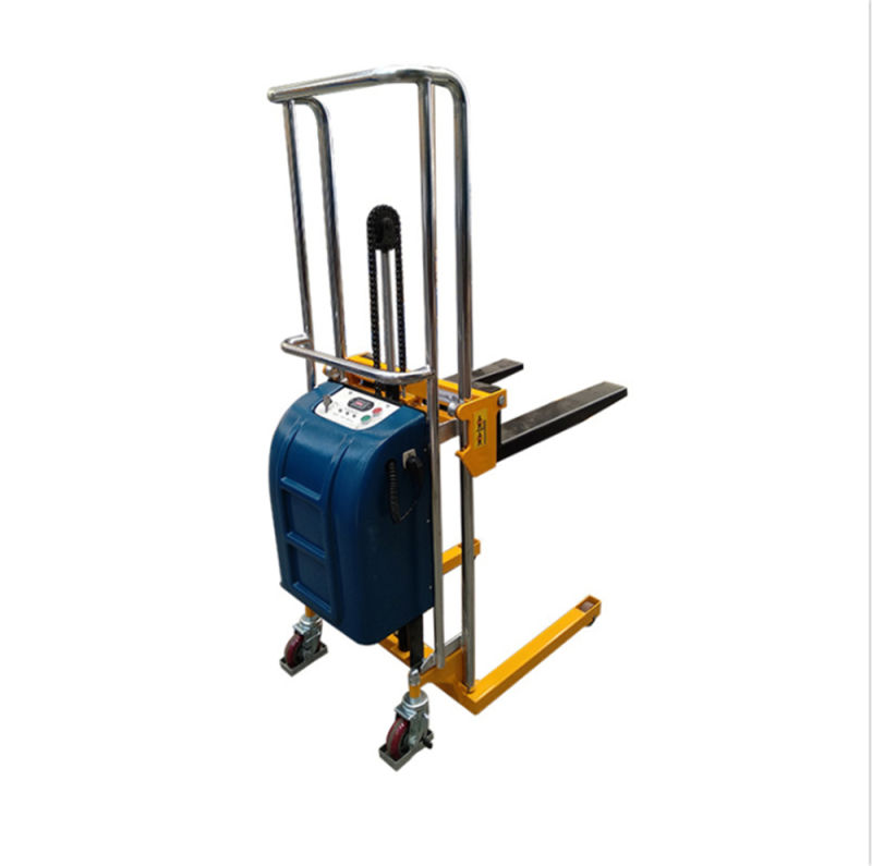 200kg Electric Fork Stacker with Adjustable Forks and 850mm Lifting Height