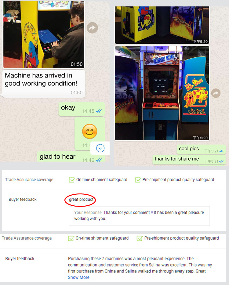 60 Games 19 Inch Screen PAC-Man Upright Arcade Machine