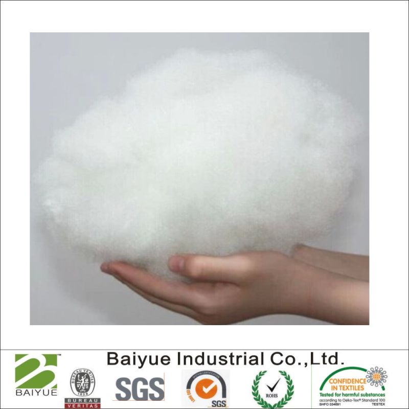 White Polyester Fiber Filling and Batting - 5 Pounds