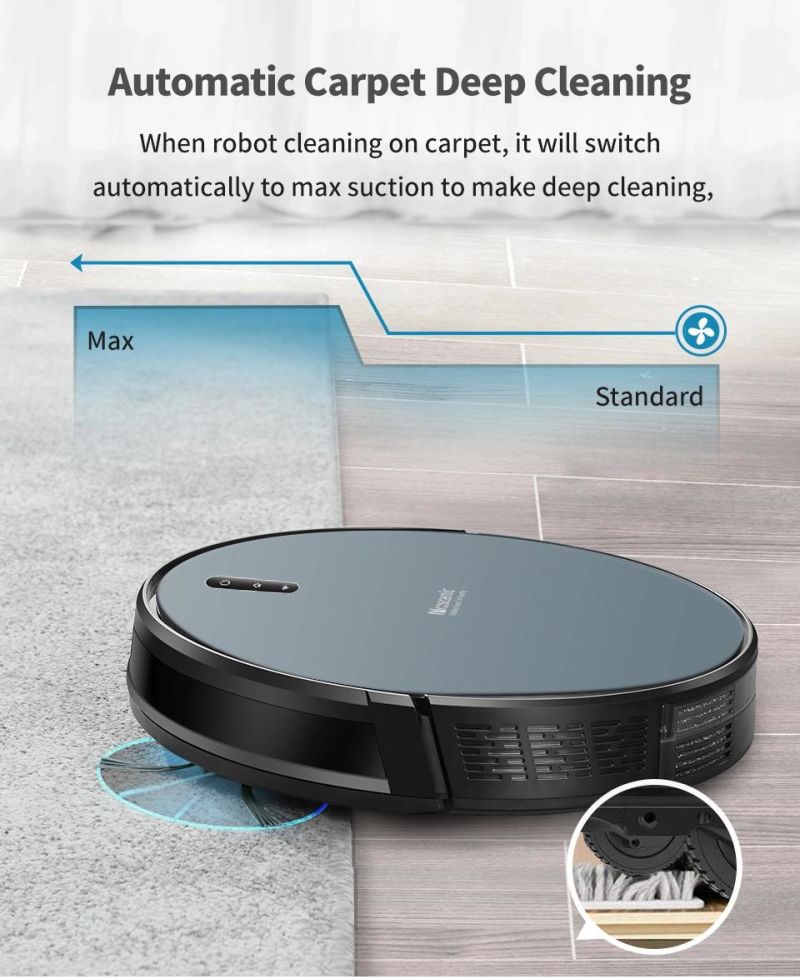 Smart Cleaning Robot with 2000PA Max Suction and 6 Cleaning Modes