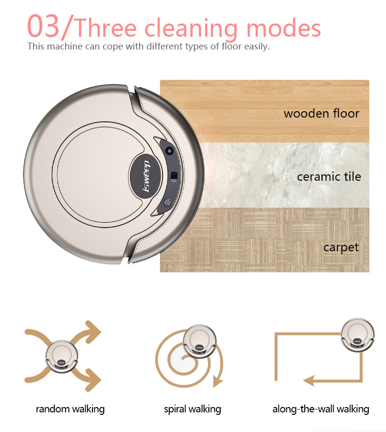 Suction Sweep Mopping 3 in 1 Cleaning Robot