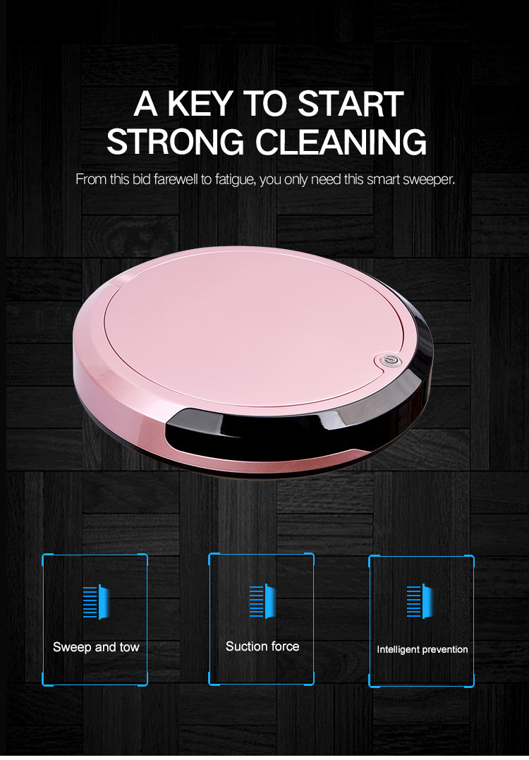 Wireless Vacuum Cleaning Robot and Household Intelligent Automatic Vacuum Cleaner
