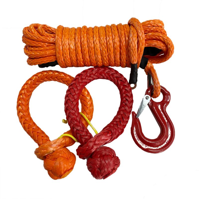 Red Synthetic Winch Rope Cable for 4X4 Winch ATV Winch UTV Winch (9mm*30m)