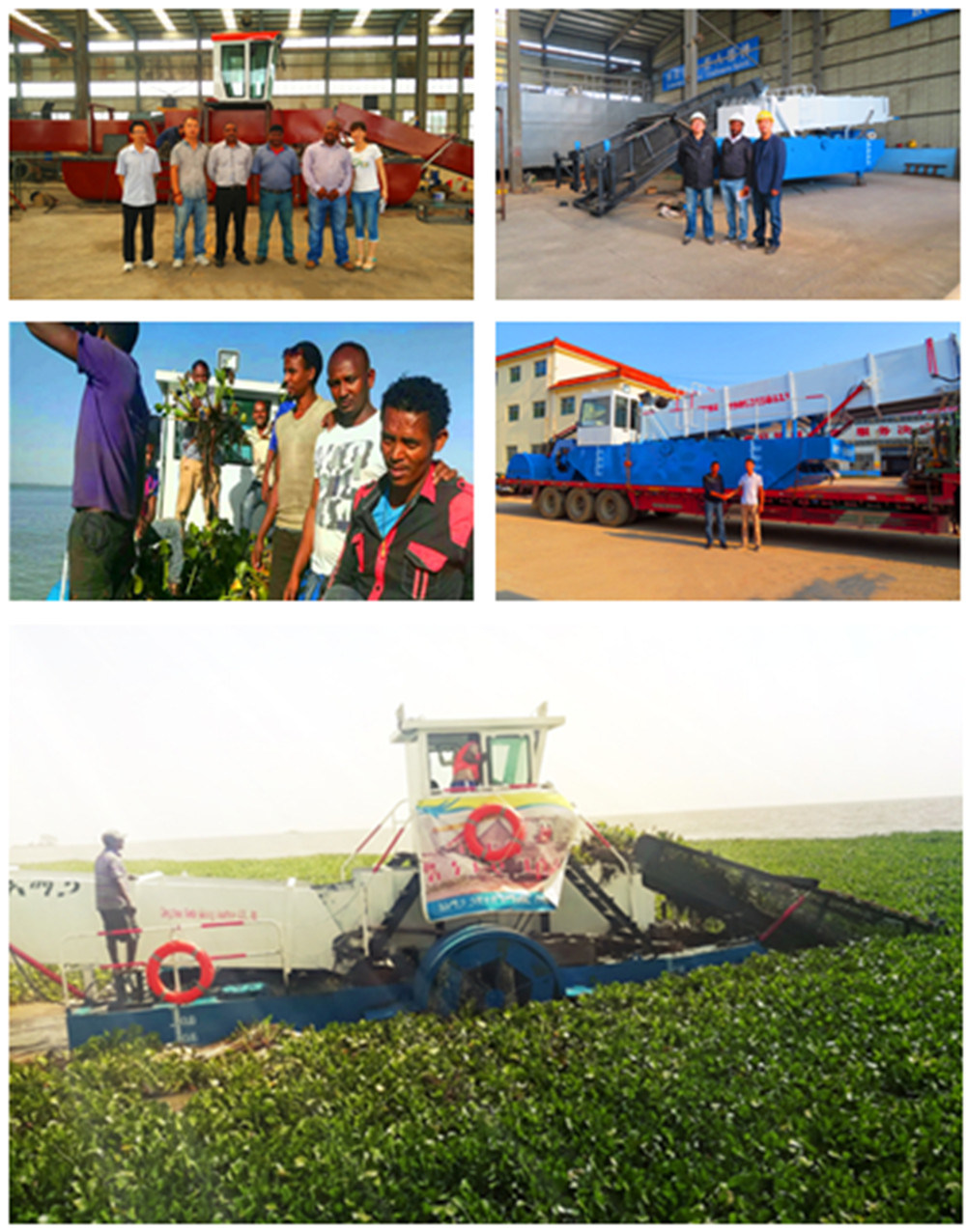 Water Plants Cutting Machine, Aquatic Weed Harvester, Garbage Salvage Boat