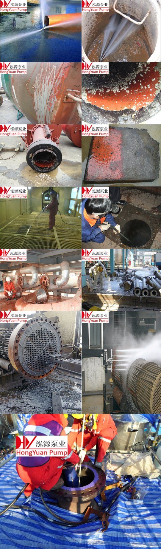Hydro Blasting Water Jet Cleaning Equipment for Paint Remove