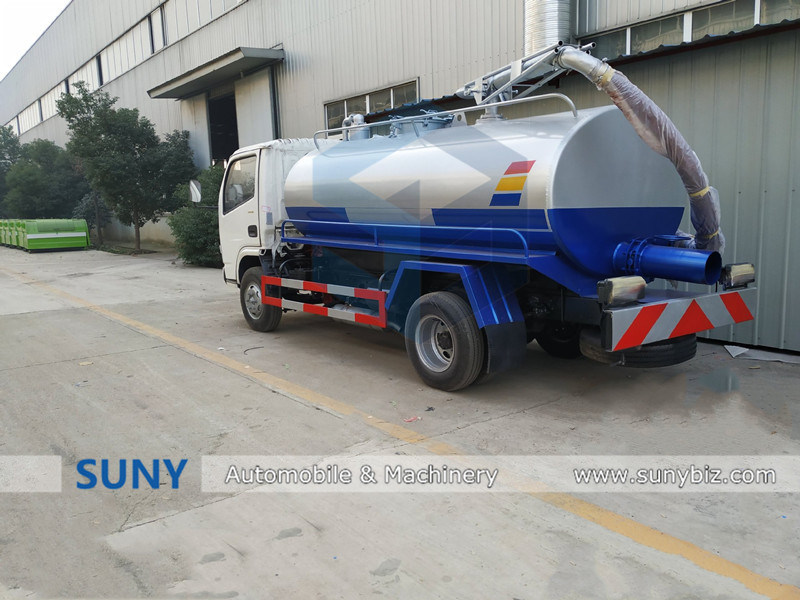 China Export Toilet Waste Vacuum Slurry Tankers