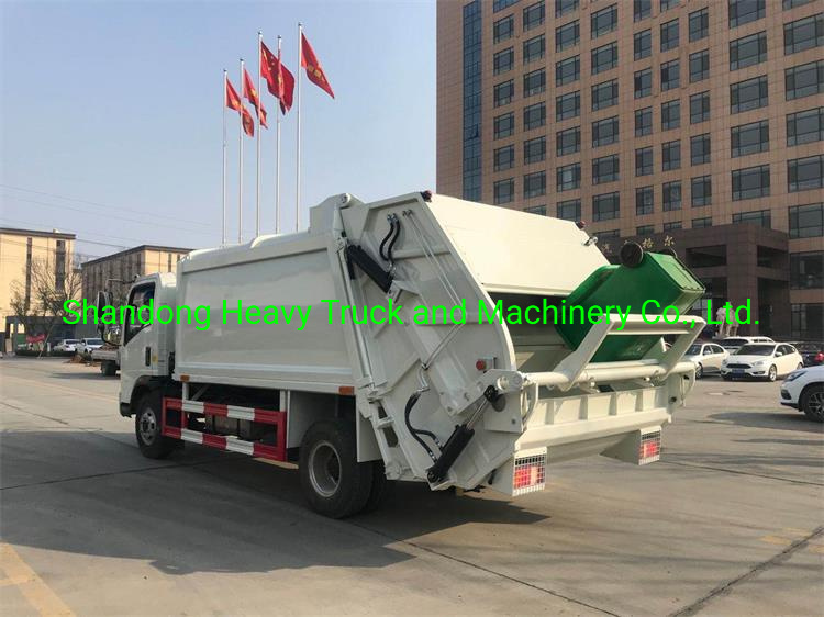 Sinotruk HOWO Garbage Truck Rear Loader Garbage Truck 4X2 Garbage Can Cleaning Truck