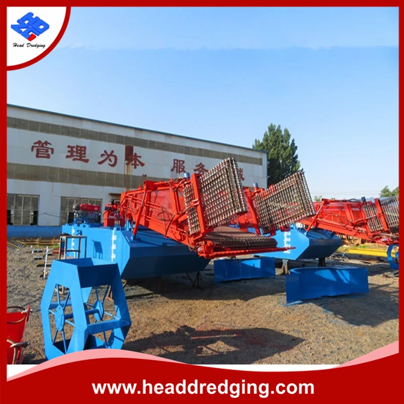 Self Propelled Urban River Cleaning Aquatic Weed Vessel Boat Ship Harvester