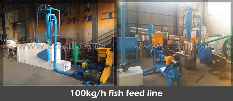 Sinking and Floating Aquatic Fish Feed Processing Machine for Sale