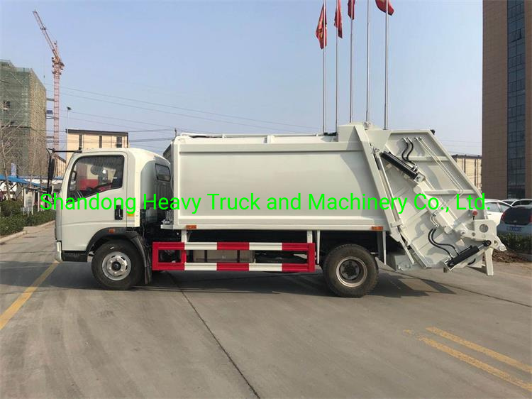 Sinotruk HOWO Garbage Truck Rear Loader Garbage Truck 4X2 Garbage Can Cleaning Truck