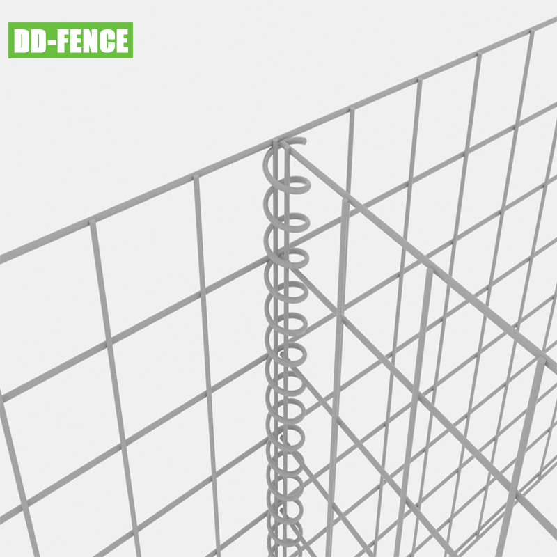 Galvanized Welded Mesh Gabion Retaining Wall for Military Trench Dyke Dam