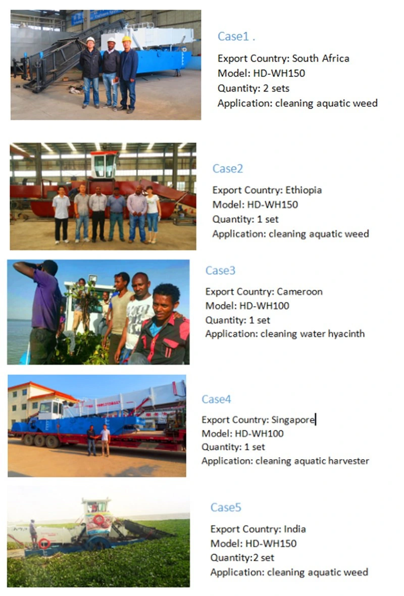 Lake Trash Skimmer for Water Weeds and Garbage Cleaning Trash Skimmer Vessel Factory Water Cleaning Boat