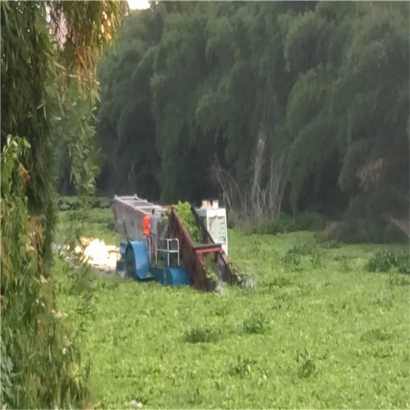 Water Hyacinth Cutting and Cleaning Boat/Aquatic Weed Harvester