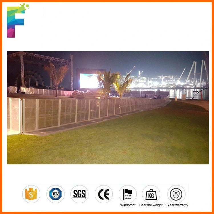 Aluminum Concert Crowd Control Barrier Mojo Barrier, Stage Barrier