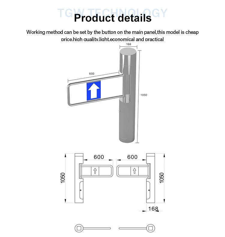 Swing Gate Barrier Gate Turnstile Mechanism Turnstile Gate RFID Turnstile Barrier Gate