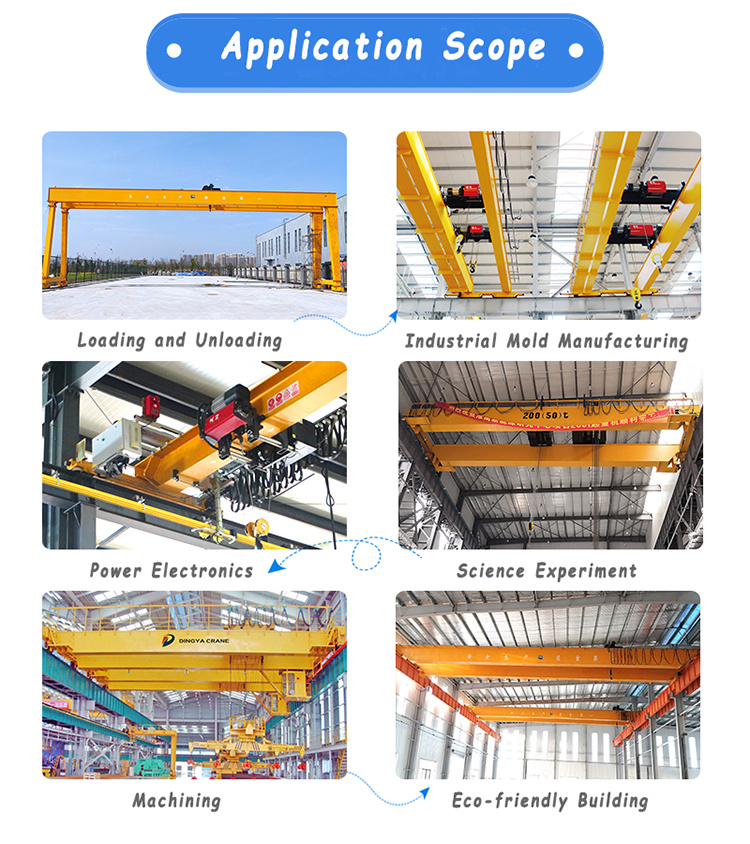 Overhead Bridge Crane Eot Bridge Crane Used in America Bridge Crane 10ton