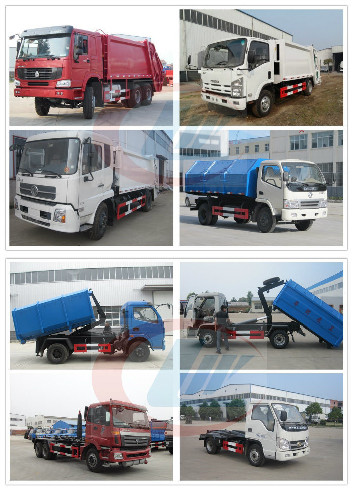 Japan Isuzu Waste Disposal Junk Compression Garbage Truck