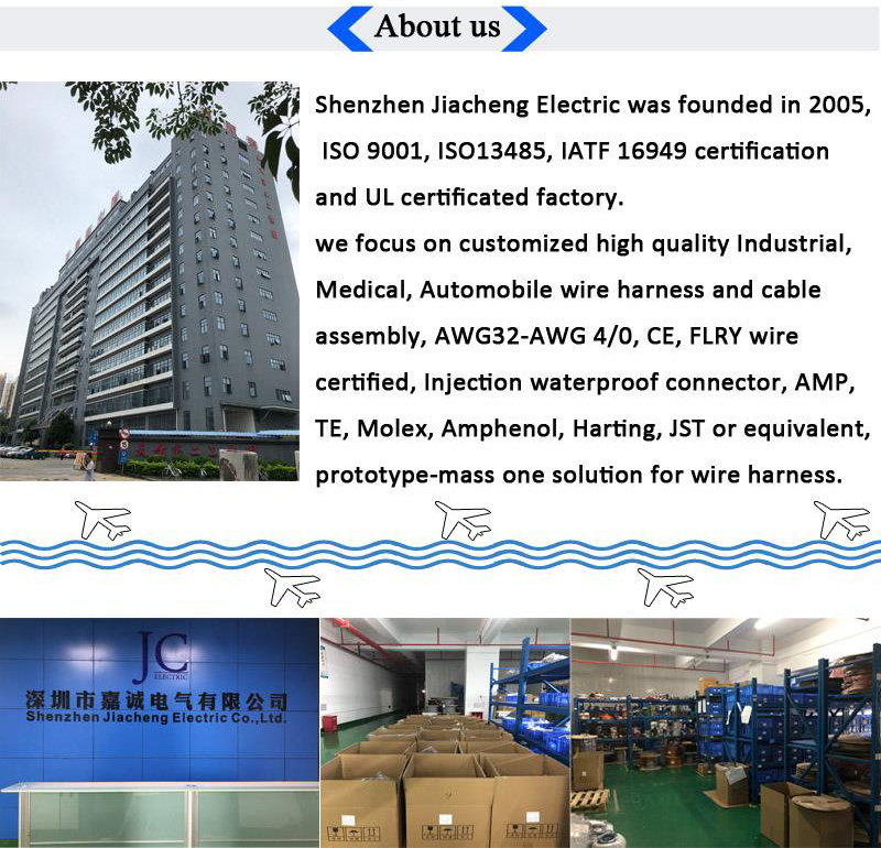 Floor Mounted EV Charging Station Pile Cable or Wire Harness Assembly