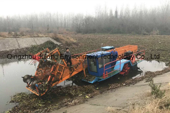Floating Rubbish Harvester Boat/Automatic Aquatic Trash Harvester