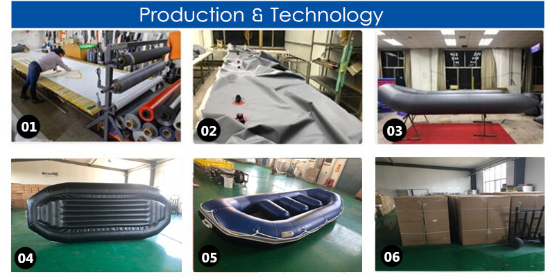 PVC Hypalon Inflatable River Rafting Recreational Boat for Fishing
