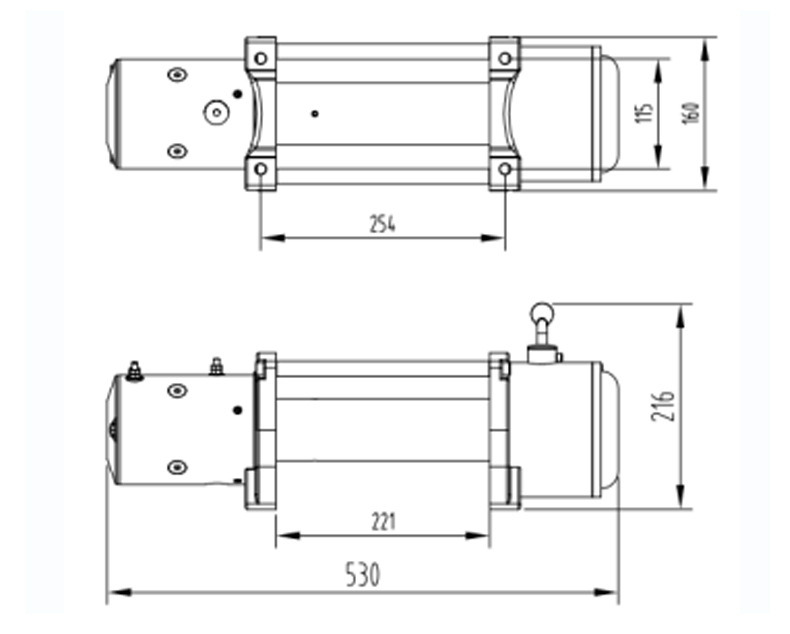 off-Road Winch & Auto Winch & 4X4 Winch with 9500lbs