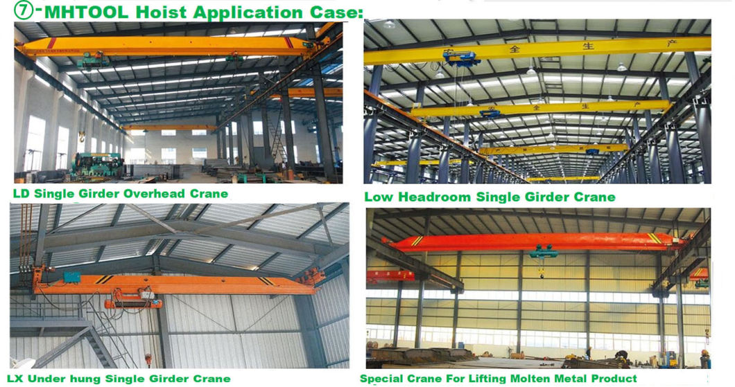 25ton Steel Hydraulic Wire Rope Hoist Single Girder Wire Rope Hoist