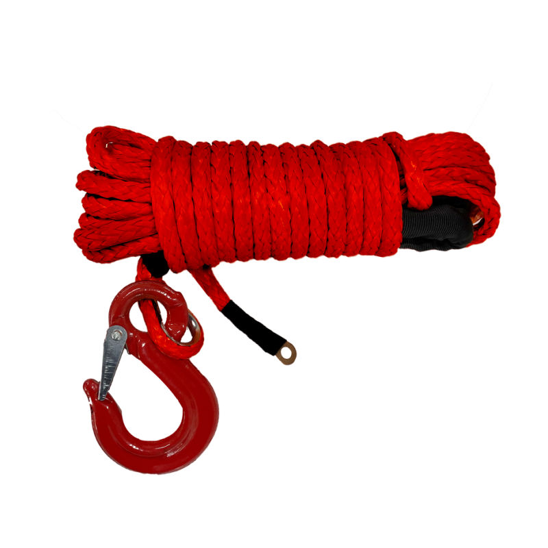 Red Synthetic Winch Rope Cable for 4X4 Winch ATV Winch UTV Winch (9mm*30m)