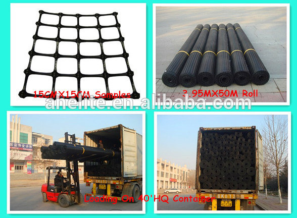 Polypropylene PP Biaxial Geogrid for Embankment Stabilization
