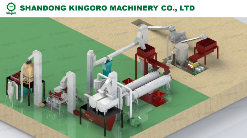 Agricultural Residues and Forestry Waste Wood Pellet Machine