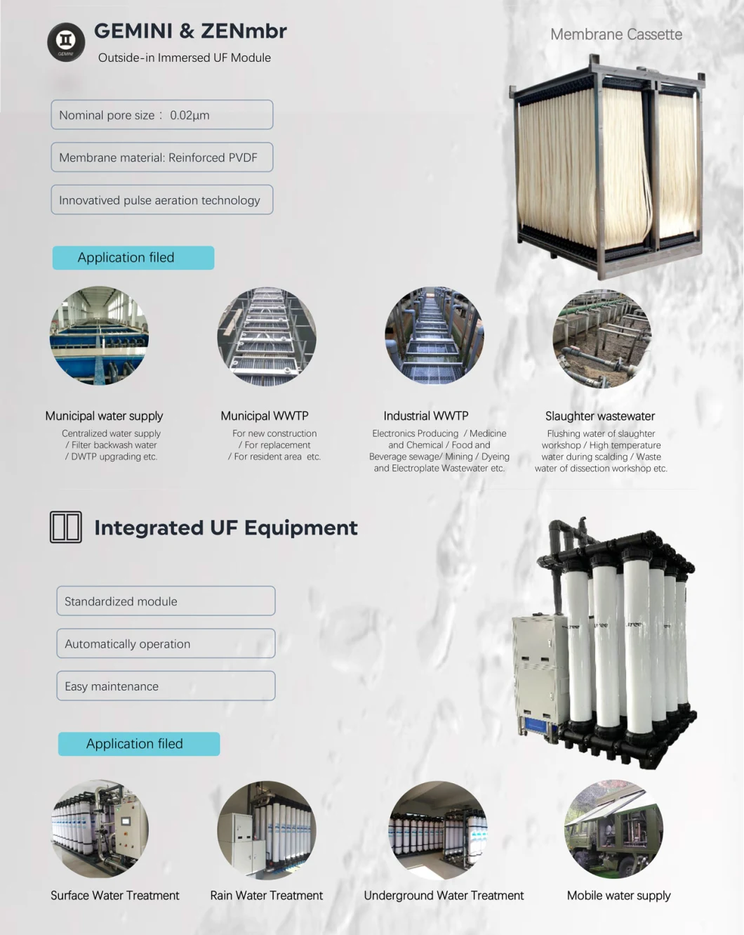 Litree High Quality Permeate UF Mobile Container System for Drinking Water Supply River Water Treatment