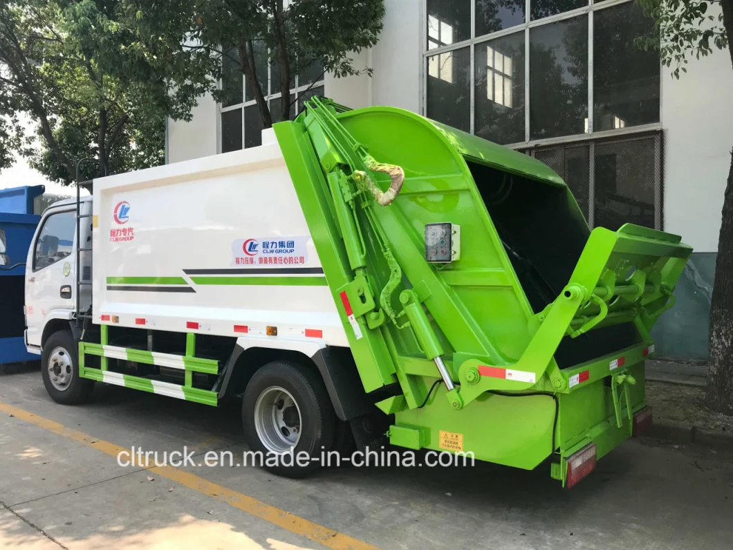 5m3 7000liters Waste Compactors Rear Loader Refuse Collection Vehicle for Waste Collection