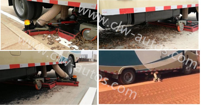 Garbage Vacuum Sweeper Dust Suction 5m3 Cleaner Truck Garbage Collector