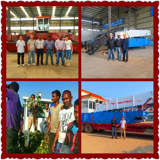 Diesel Engine Hydraulic System River Cleaning Boat for Sale