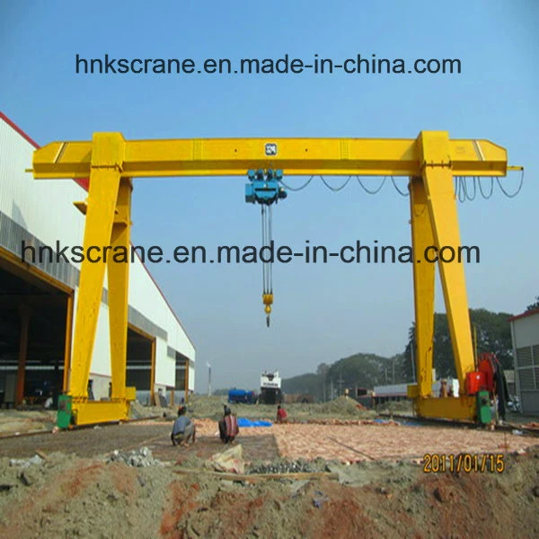 Henan Mine Outdoor High Quality Mobile Single Girder Gantry Crane/Electric Hoist Gantry Crane