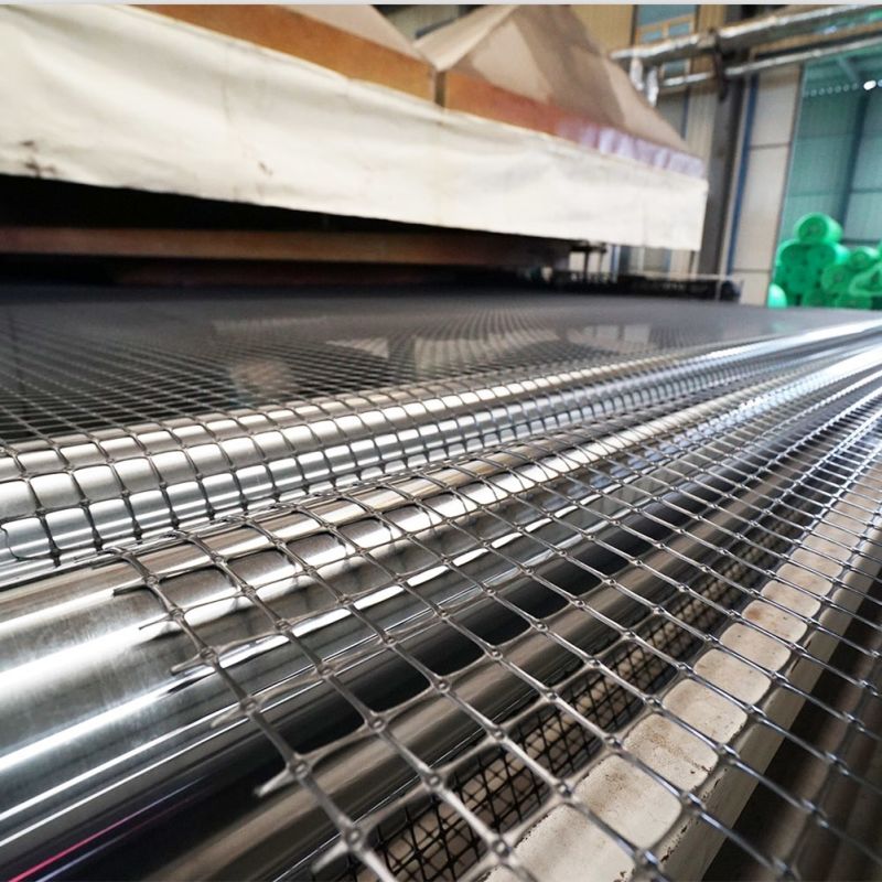 Reinforce Dyke and Protect The Side Slope Biaxial Plastic Geogrid