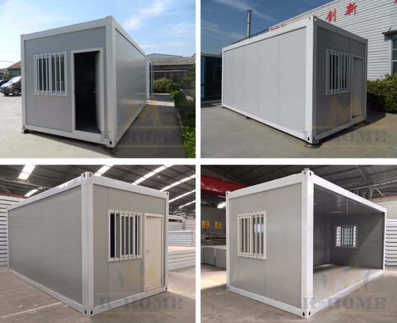 Prefab Container House Glass Wall Office Building