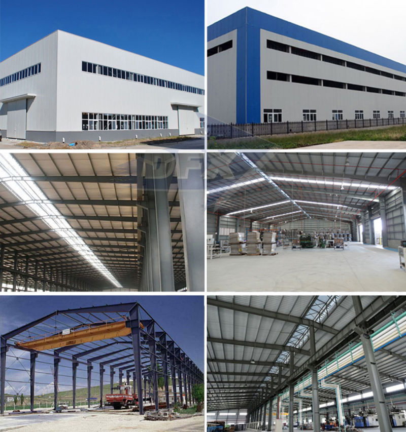 Anchor Bolt Design Steel Structure Aluminum Warehouse Building with 10t Crane