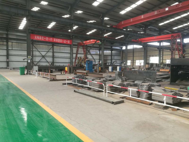 Earthquake-Proof Prefabricated Steel Structure Warehouse with Crane