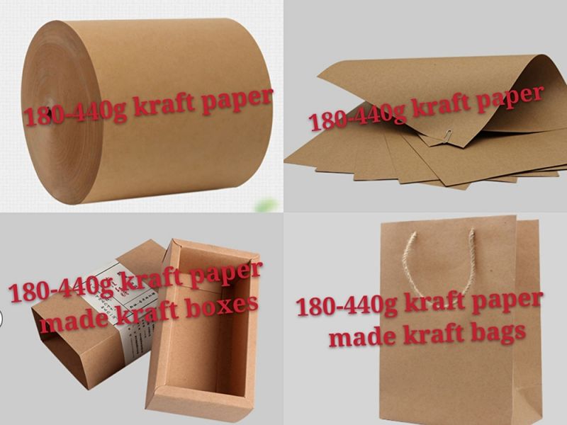 150GSM Unbleached Recycled Brown Kraft Paper for Paper Gift Boxes